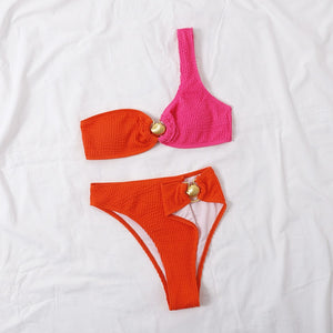 Block Color Bikini Set - Veira Trending Shop