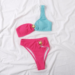 Block Color Bikini Set - Veira Trending Shop