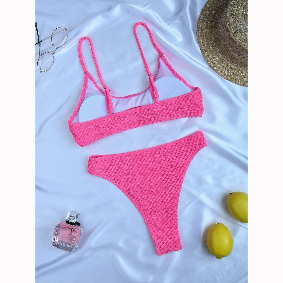 Push Up Brazilian Bikini Set
