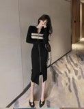 Long Sleeve Knitted Dress