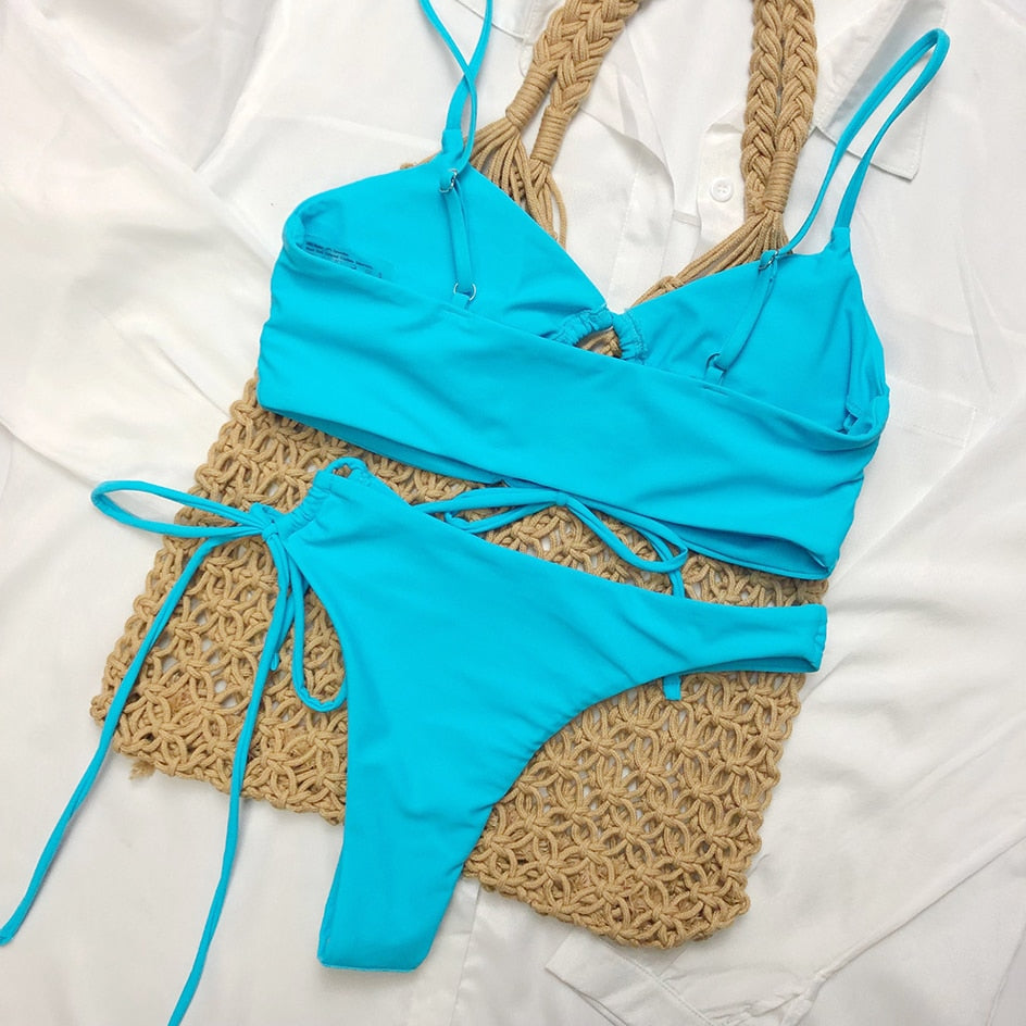 Thong Bikini Set