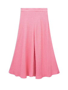 Pink Maxi Skirt  2Pcs Set
