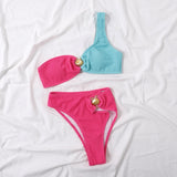 Block Color Bikini Set - Veira Trending Shop