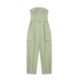 Loose Cargo Jumpsuit