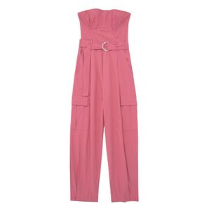 Loose Cargo Jumpsuit