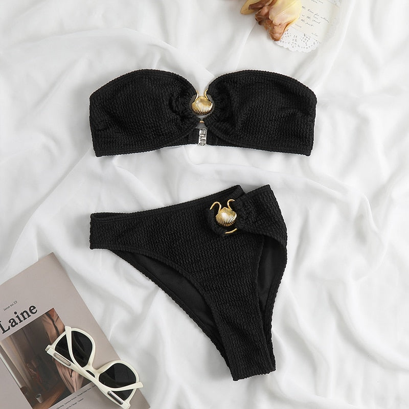 Block Color Bikini Set - Veira Trending Shop