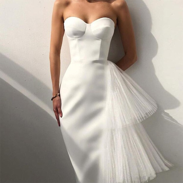 Off Shoulder Bandage Dress - Veira Trending Shop