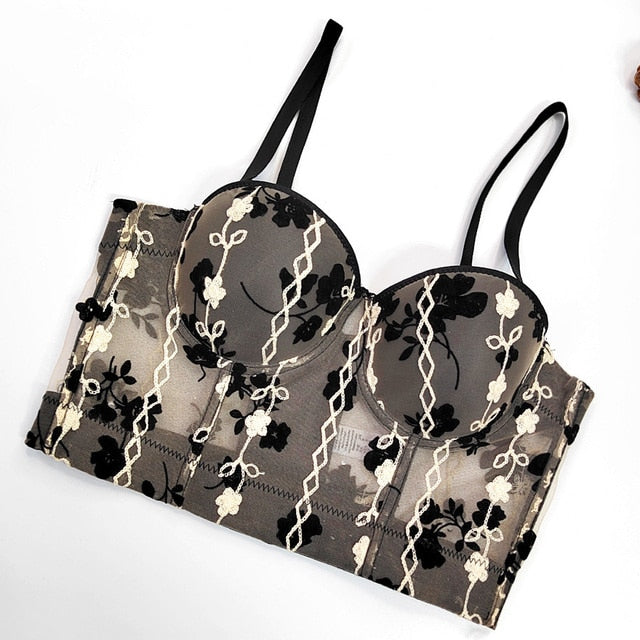 Floral Corset Top - Veira Trending Shop