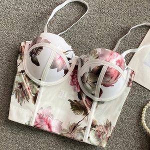 Floral Corset Top - Veira Trending Shop