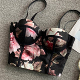 Floral Corset Top - Veira Trending Shop