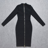 Long Sleeve Bandage Dress
