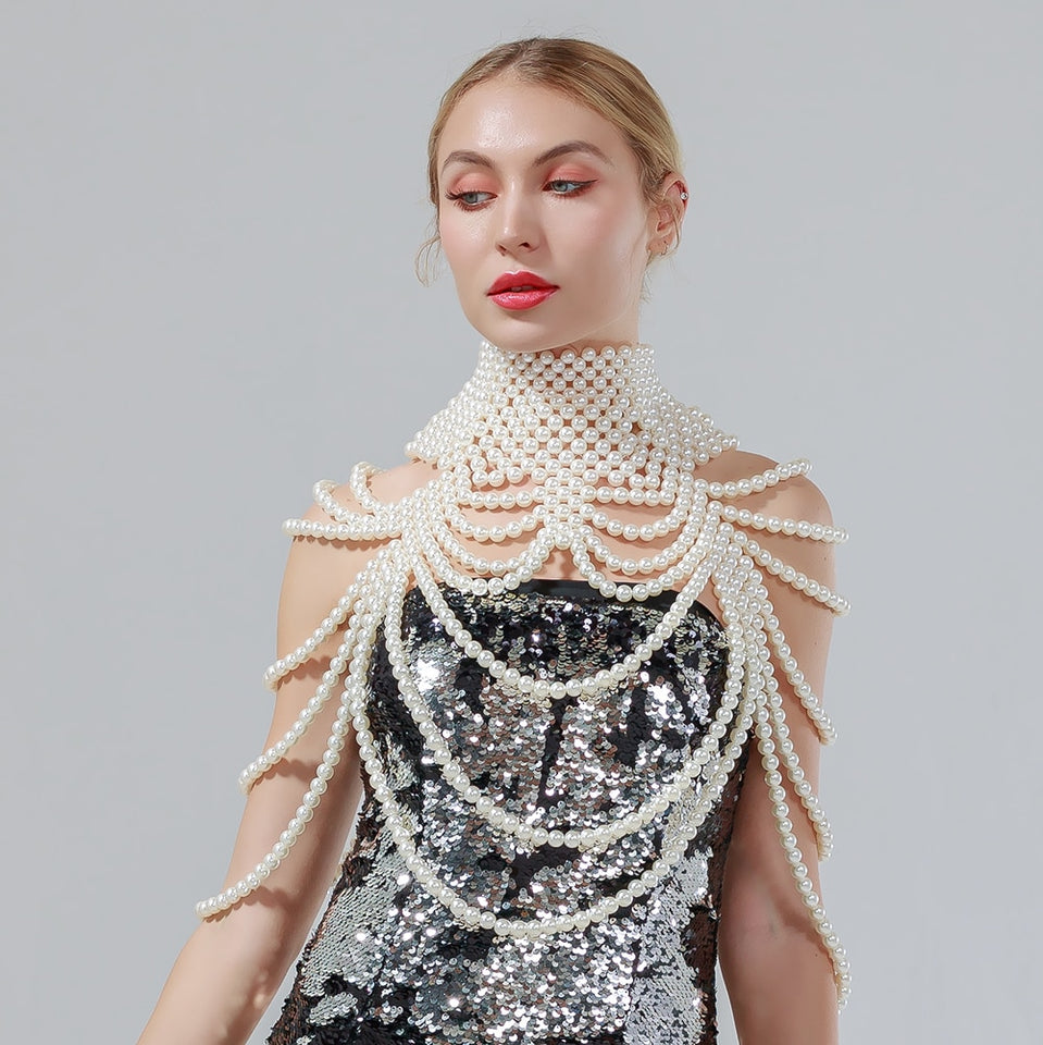 Pearl Body Chain - Veira Trending Shop