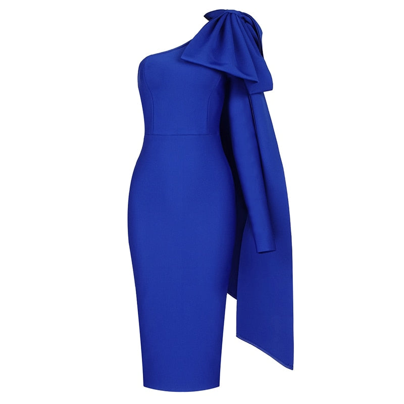 One Shoulder Bandage Dress - Veira Trending Shop