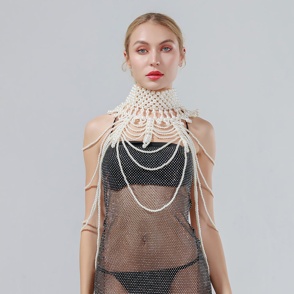 Pearl Body Chain - Veira Trending Shop