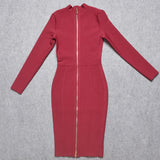 Long Sleeve Bandage Dress