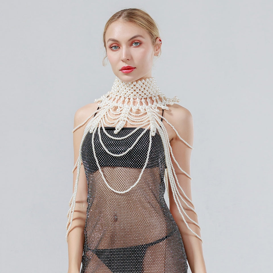 Pearl Body Chain - Veira Trending Shop