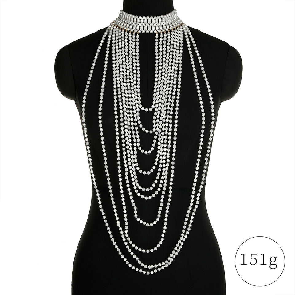 Pearl Body Chain - Veira Trending Shop