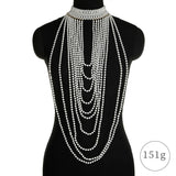 Pearl Body Chain - Veira Trending Shop