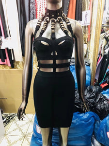 Sexy Hollow Out Bandage Dress - Veira Trending Shop
