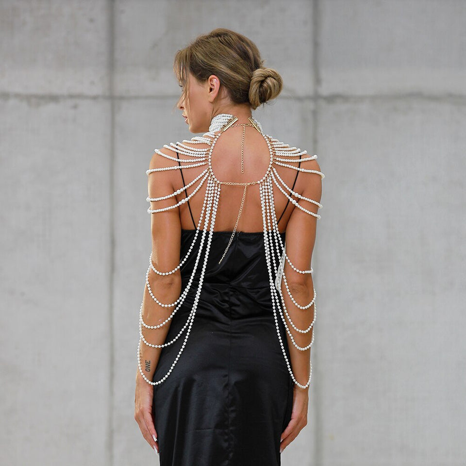 Pearl Body Chain - Veira Trending Shop