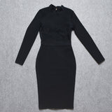 Long Sleeve Bandage Dress