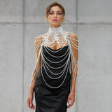 Pearl Body Chain - Veira Trending Shop