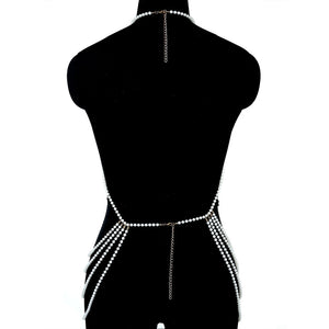 Pearl Body Chain - Veira Trending Shop