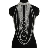 Pearl Body Chain - Veira Trending Shop