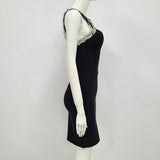 One Shoulder Sparkly Beading Bandage Dress - Veira Trending Shop