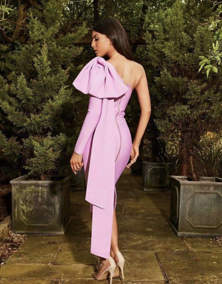 One Shoulder Bandage Dress - Veira Trending Shop