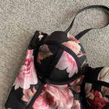 Floral Corset Top - Veira Trending Shop