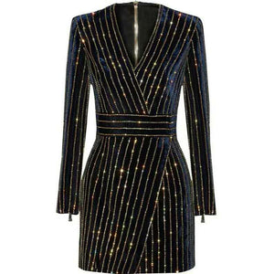 Long Sleeve Office Party Dress - Veira Trending Shop