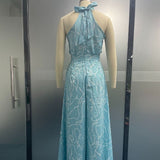 Sleeveless Art Print Jumpsuit