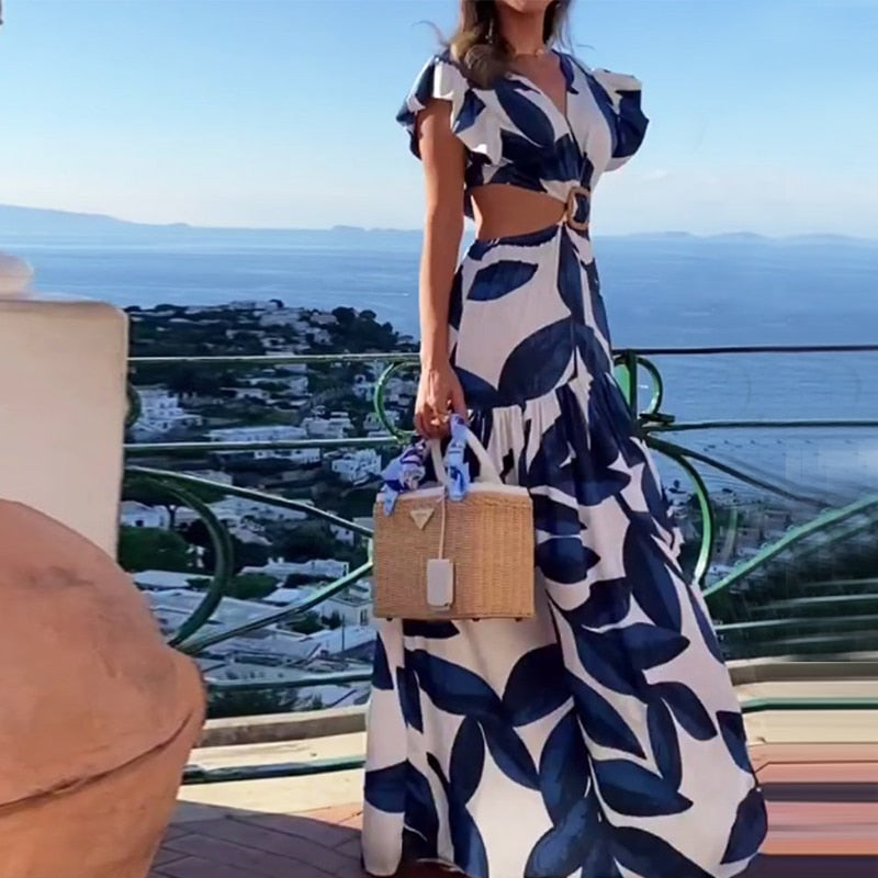Leaky Waist Long Dress