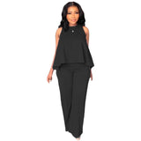Straight Pants 2pcs Set