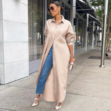 White Shirt Long Dress