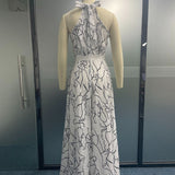 Sleeveless Art Print Jumpsuit