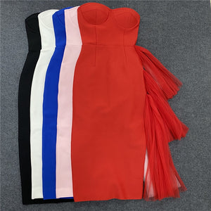 Off Shoulder Bandage Dress - Veira Trending Shop
