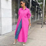 White Shirt Long Dress
