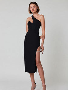One Shoulder Bandage Dress - Veira Trending Shop