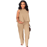 Straight Pants 2pcs Set