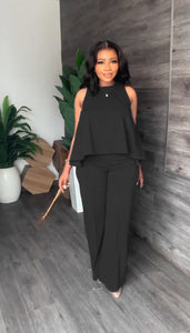 Straight Pants 2pcs Set