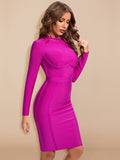 Long Sleeve Bandage Dress