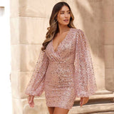 Sexy Bright Sequin Dress - Veira Trending Shop