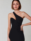 One Shoulder Bandage Dress - Veira Trending Shop