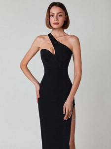 One Shoulder Bandage Dress - Veira Trending Shop