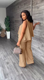 Straight Pants 2pcs Set