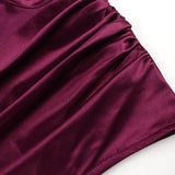 Pleated Elegant Long Dress - Veira Trending Shop