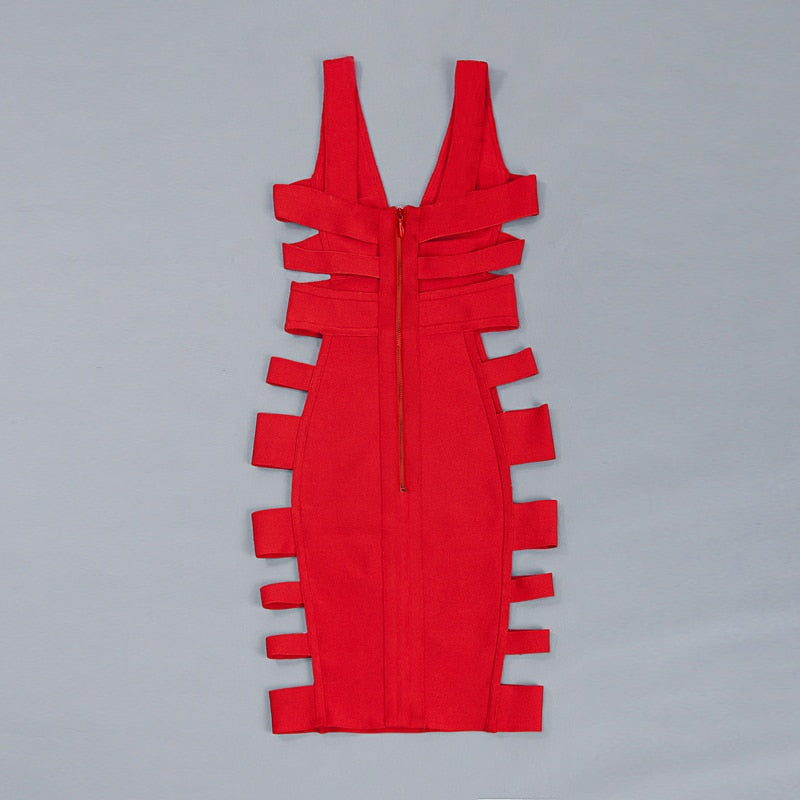 Sexy Midi Bandage Dress - Veira Trending Shop