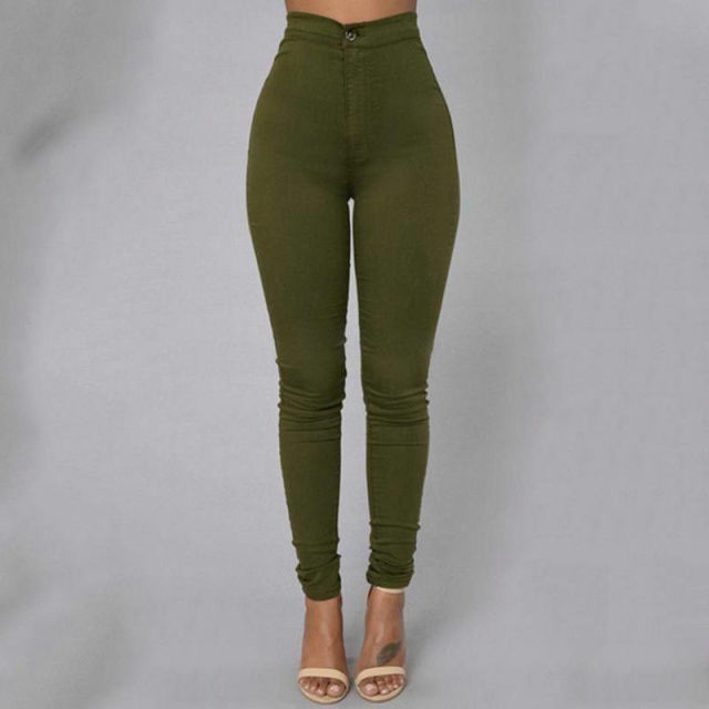 High Waist Pencil Pants - Veira Trending Shop